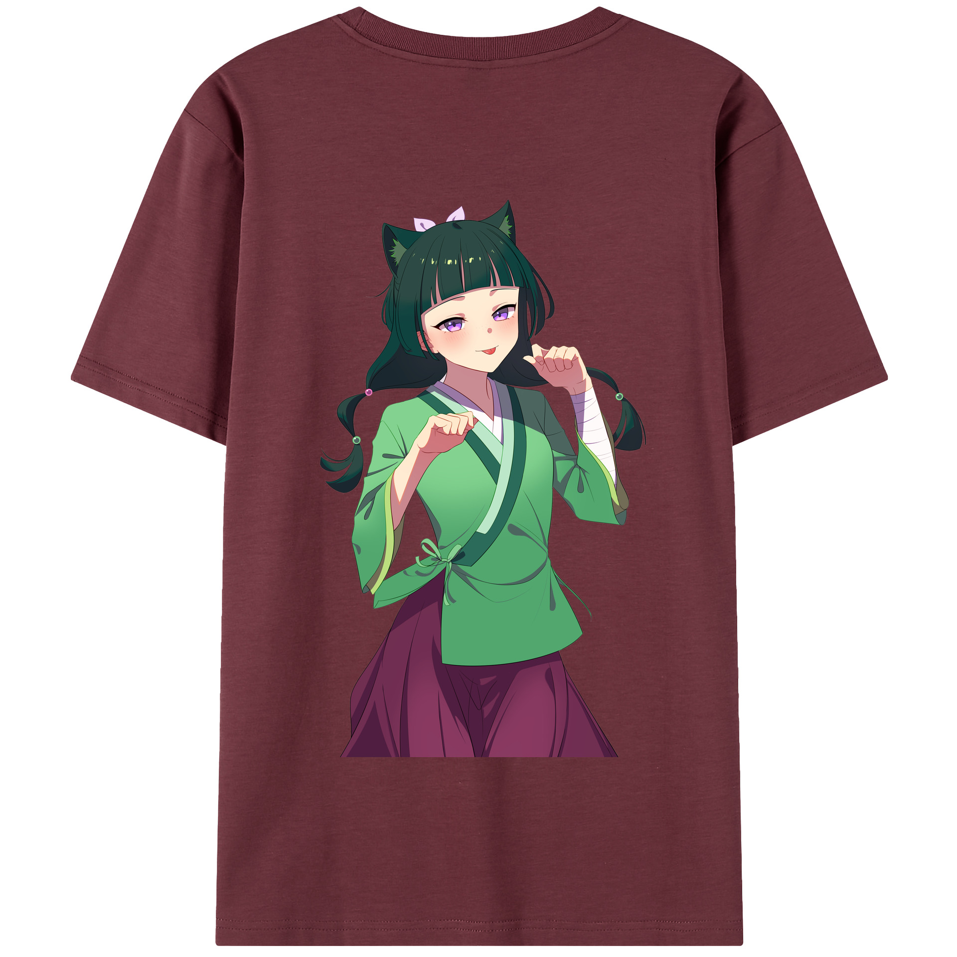 （画像用） 薬屋のひとりごと The Apothecary Diaries 綿100％半袖Tシャツ（背面プリント）